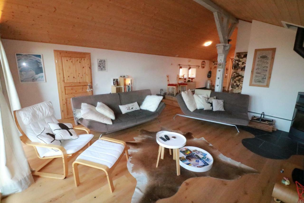 Chalet Rouge Coeur Bex ภายนอก รูปภาพ